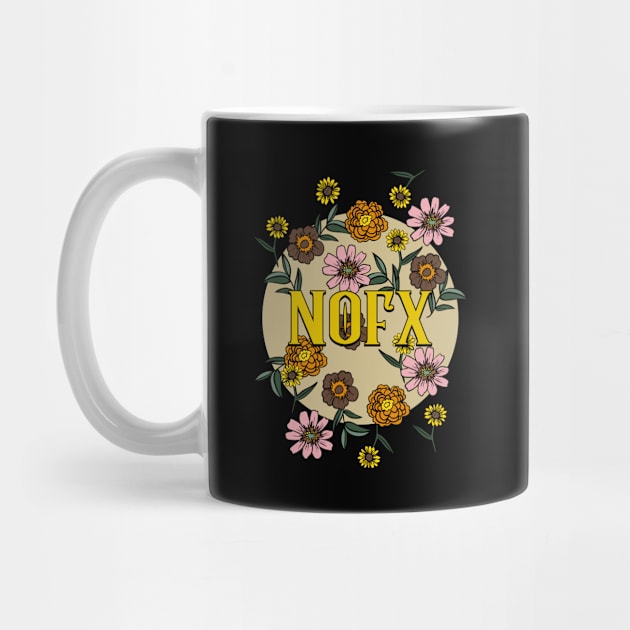 Nofx Name Personalized Flower Retro Floral 80s 90s Name Style by Ancientdistant